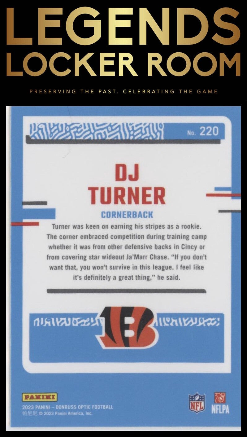 2023 Donruss Optic #220 DJ Turner