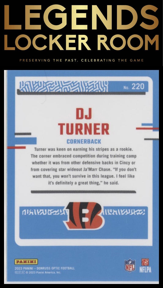 2023 Donruss Optic #220 DJ Turner