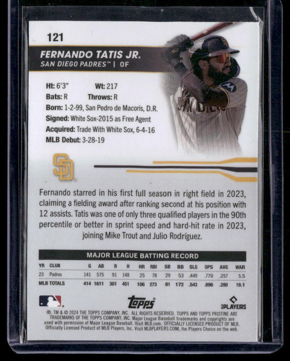 2024 Topps Pristine #121 Fernando Tatis Jr.