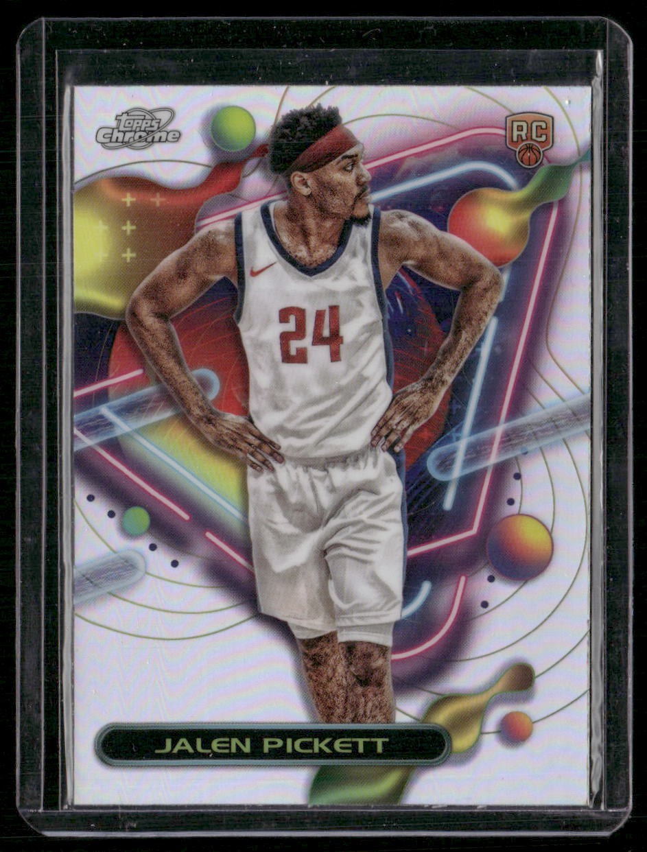 2023-24 Topps Chrome Cosmic #179 Jalen Pickett Refractors