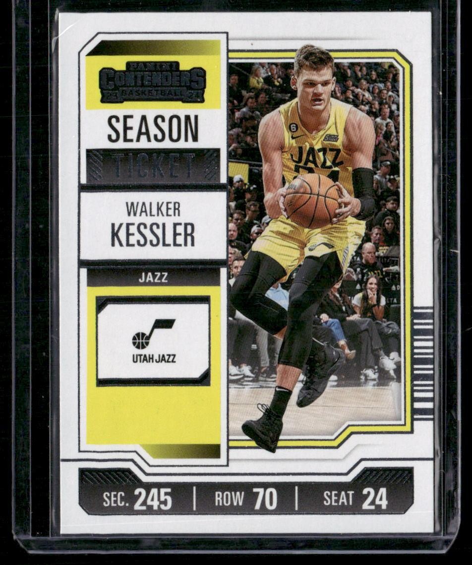 2023-24 Panini Contenders #99 Walker Kessler Season Ticket Retail