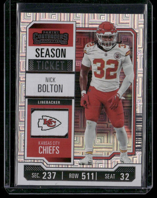2023 Panini Contenders #50 Nick Bolton