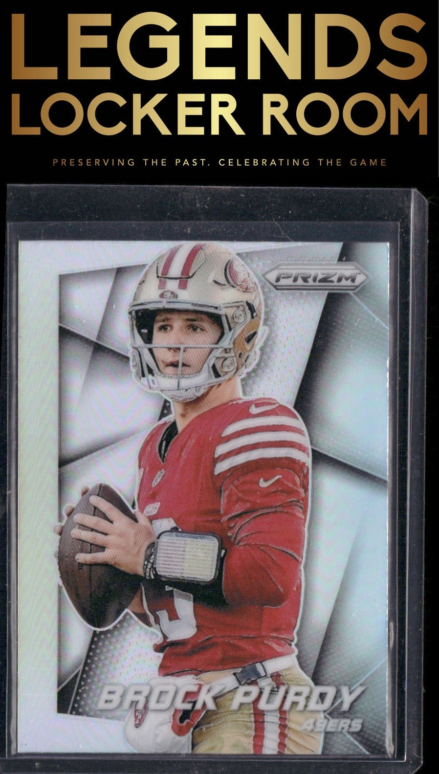 2024 Panini Prizm #10 Brock Purdy Prizm Flashback Silver Prizm