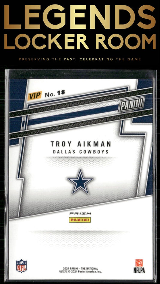 2024 Panini Sports Convention #18 Troy Aikman Prizm