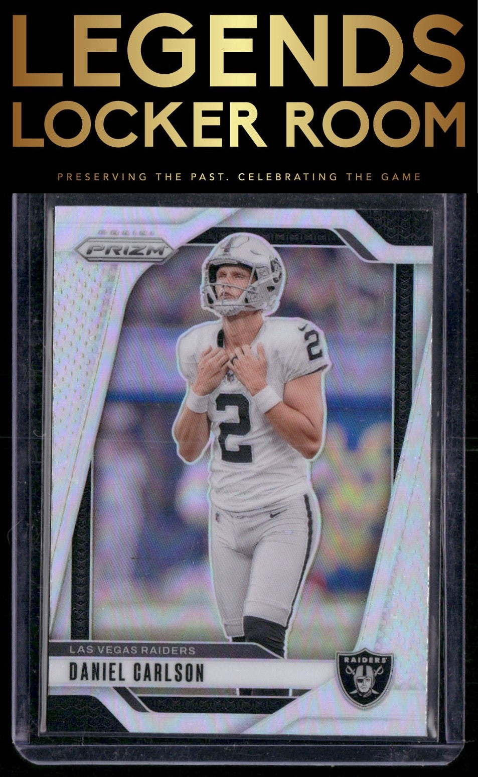 2024 Panini Prizm #153 Daniel Carlson Silver