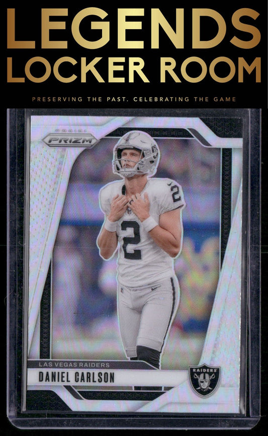 2024 Panini Prizm #153 Daniel Carlson Silver