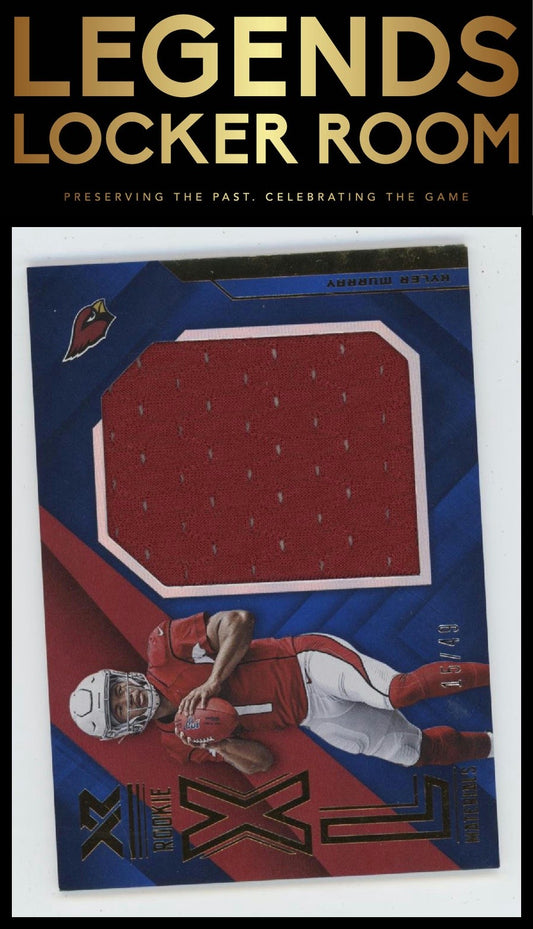 2019 Panini XR #RXM-1 Kyler Murray Rookie XL Materials Blue #/49