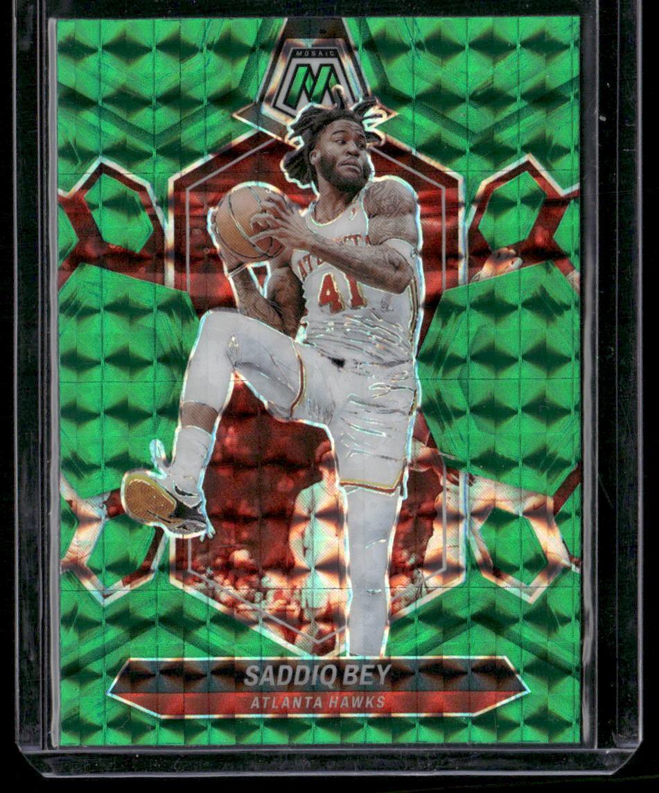 2023-24 Panini Mosaic #70 Saddiq Bey Green