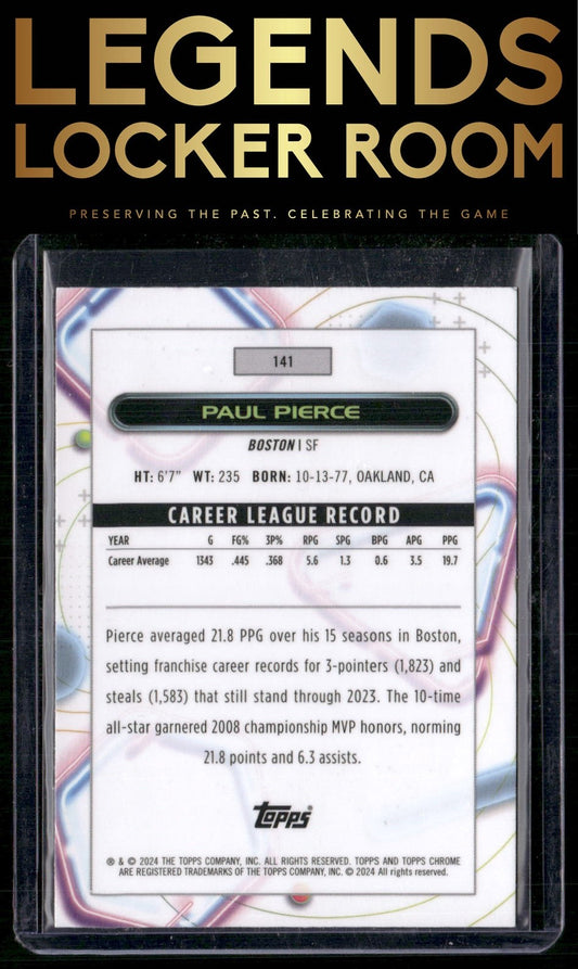 2023-24 Topps Chrome Cosmic #141 Paul Pierce