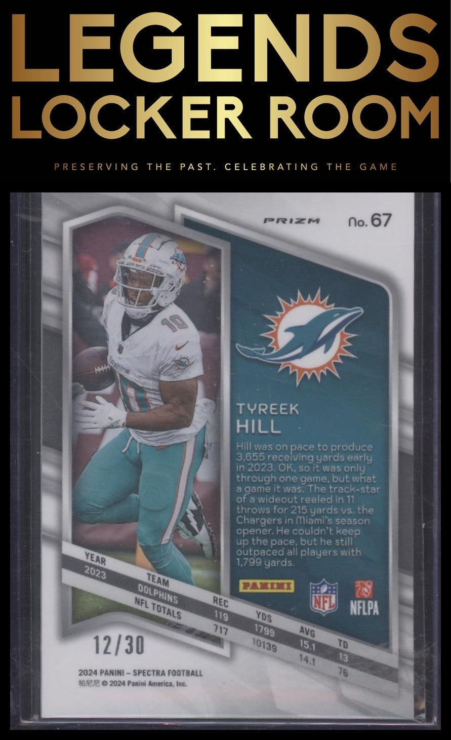 2024 Panini Spectra Tyreek Hill Spectris /30