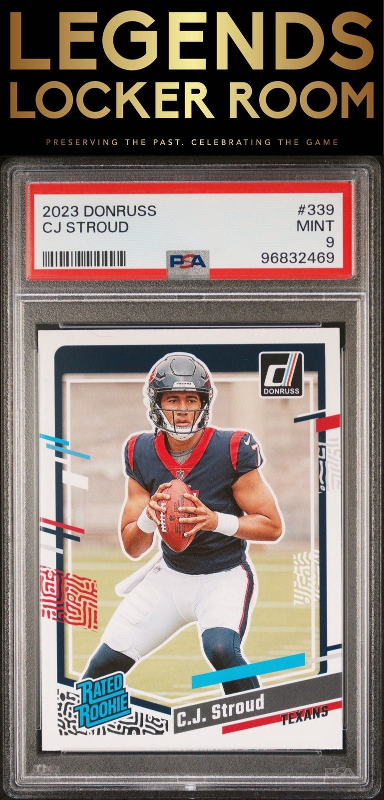 2023 Panini Donruss #339 Cj Stroud PSA 9
