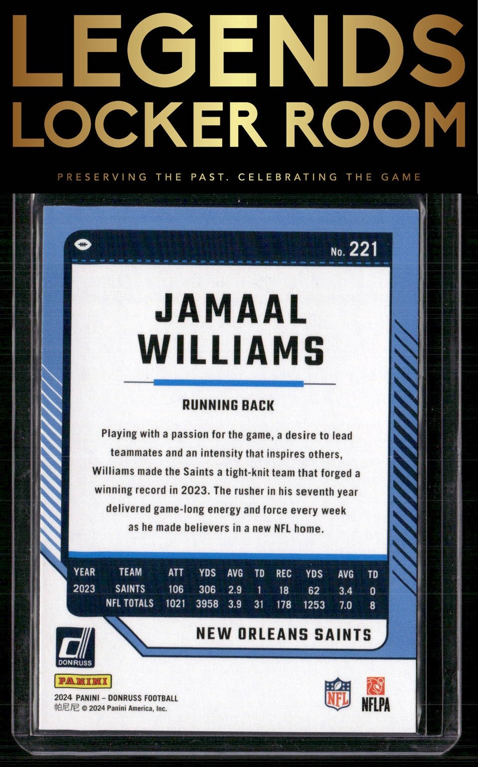 2024 Donruss #221 Jamaal Williams