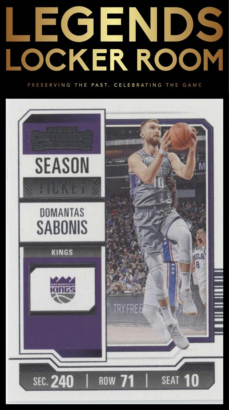 2023-24 Panini Contenders #91 Domantas Sabonis Season Ticket Retail