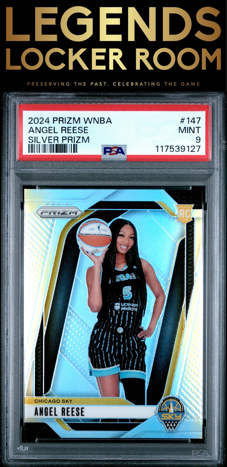 2024 Panini Prizm Wnba #147 Angel Reese Silver Prizm PSA 9