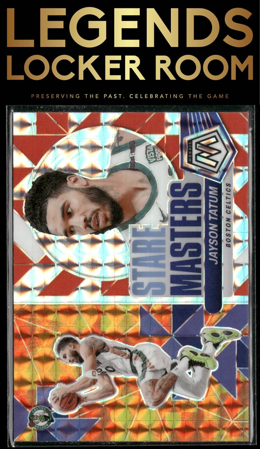2023-24 Panini Mosaic #6 Jayson Tatum Stare Masters Mosaic