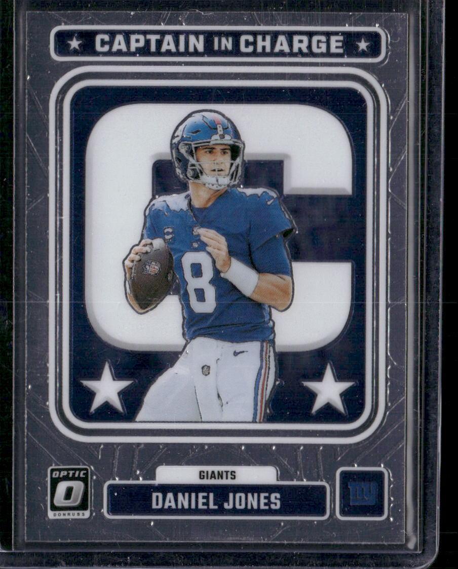 2023 Donruss Optic #CC-DJ Daniel Jones Captain In Charge