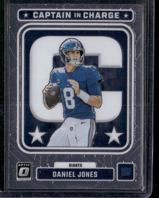 2023 Donruss Optic #CC-DJ Daniel Jones Captain In Charge