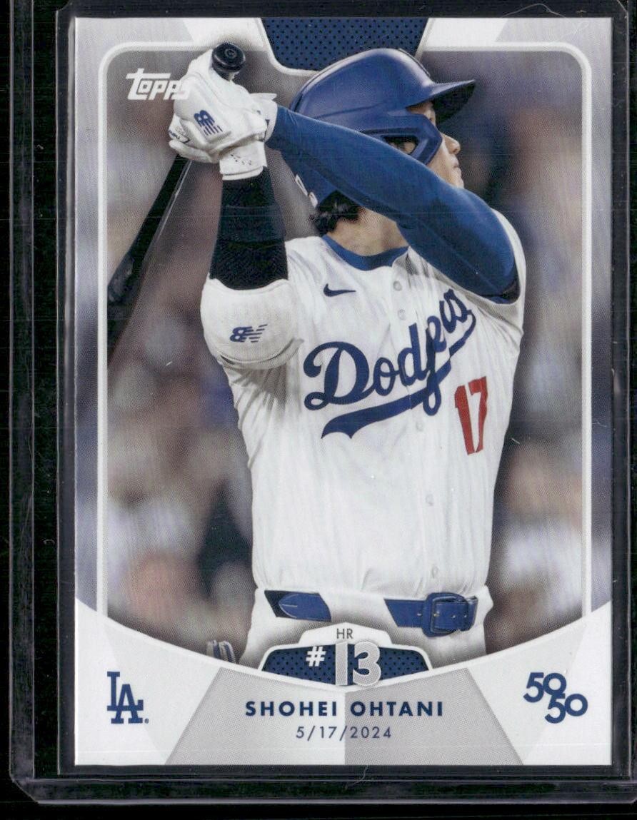 2024 Topps 50/50: Shohei Ohtani HR #13 Shohei Ohtani