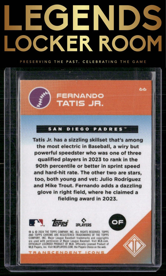 2024 Topps Transcendent Collection #66 Fernando Tatis Jr. Image Variation