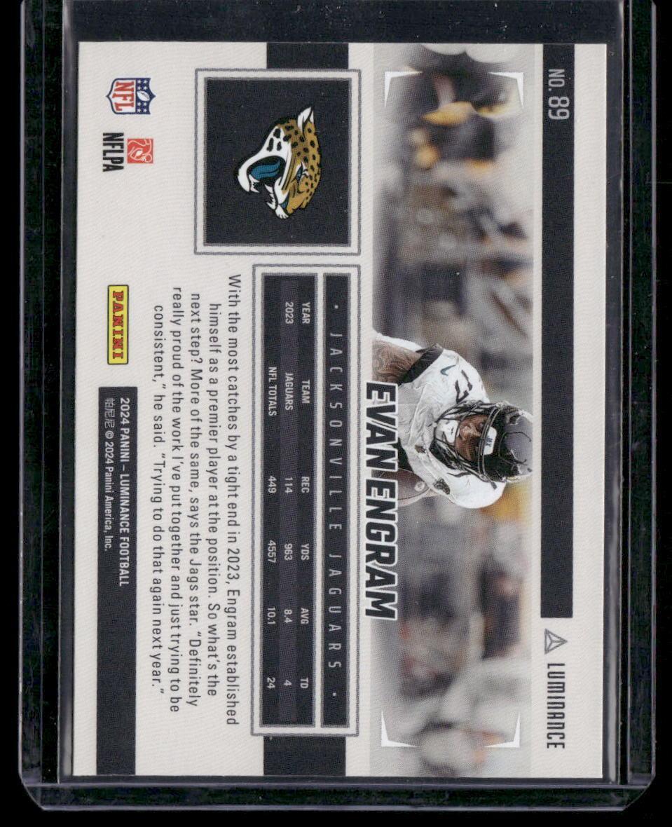 2024 Panini Luminance #89 Evan Engram