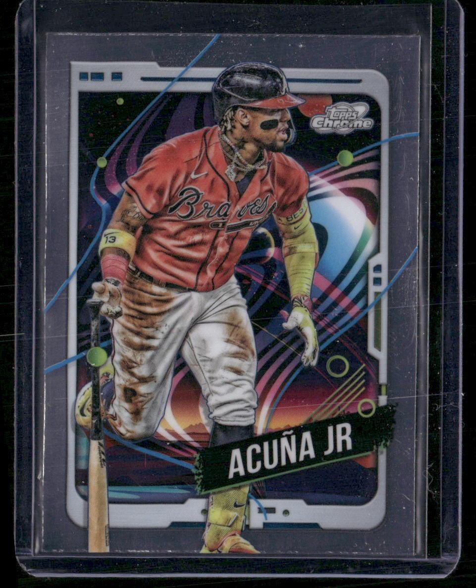 2024 Topps Chrome Cosmic #96 Ronald Acuña Jr