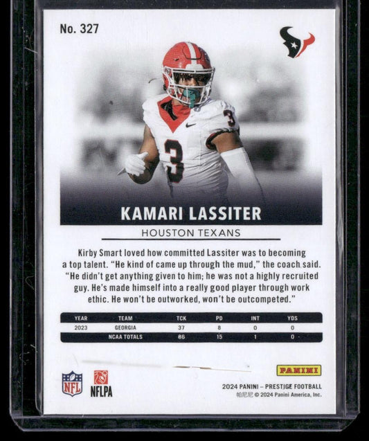 2024 Panini Prestige #327 Kamari Lassiter