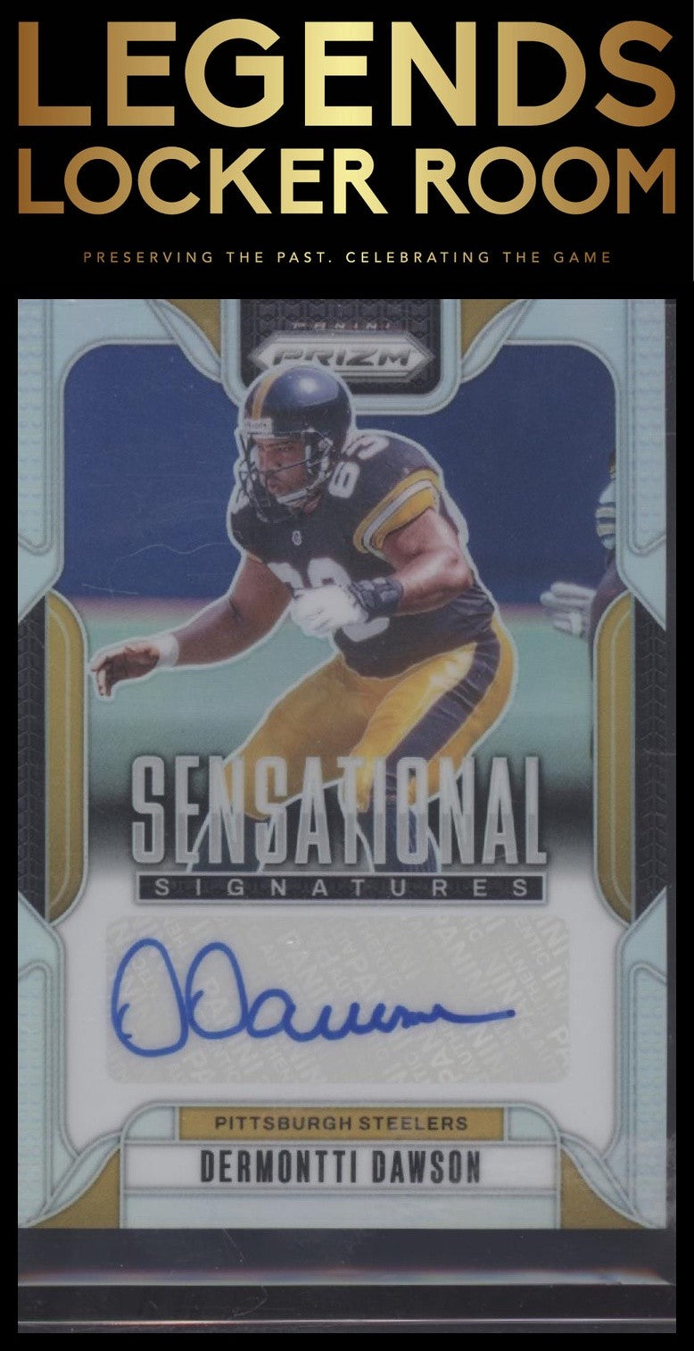 2024 Panini Prizm #SS-DDN Dermontti Dawson Sensational Signatures #/149