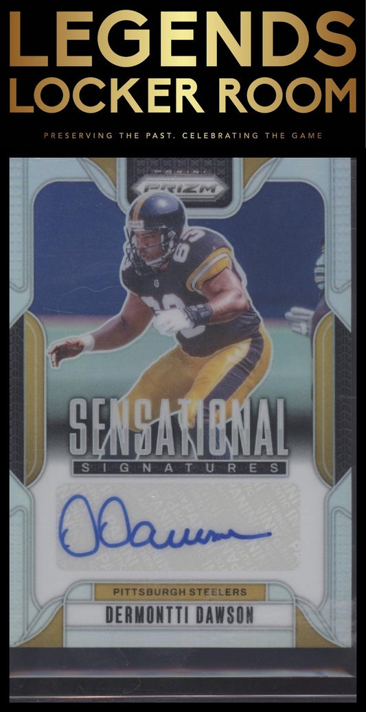 2024 Panini Prizm #SS-DDN Dermontti Dawson Sensational Signatures #/149