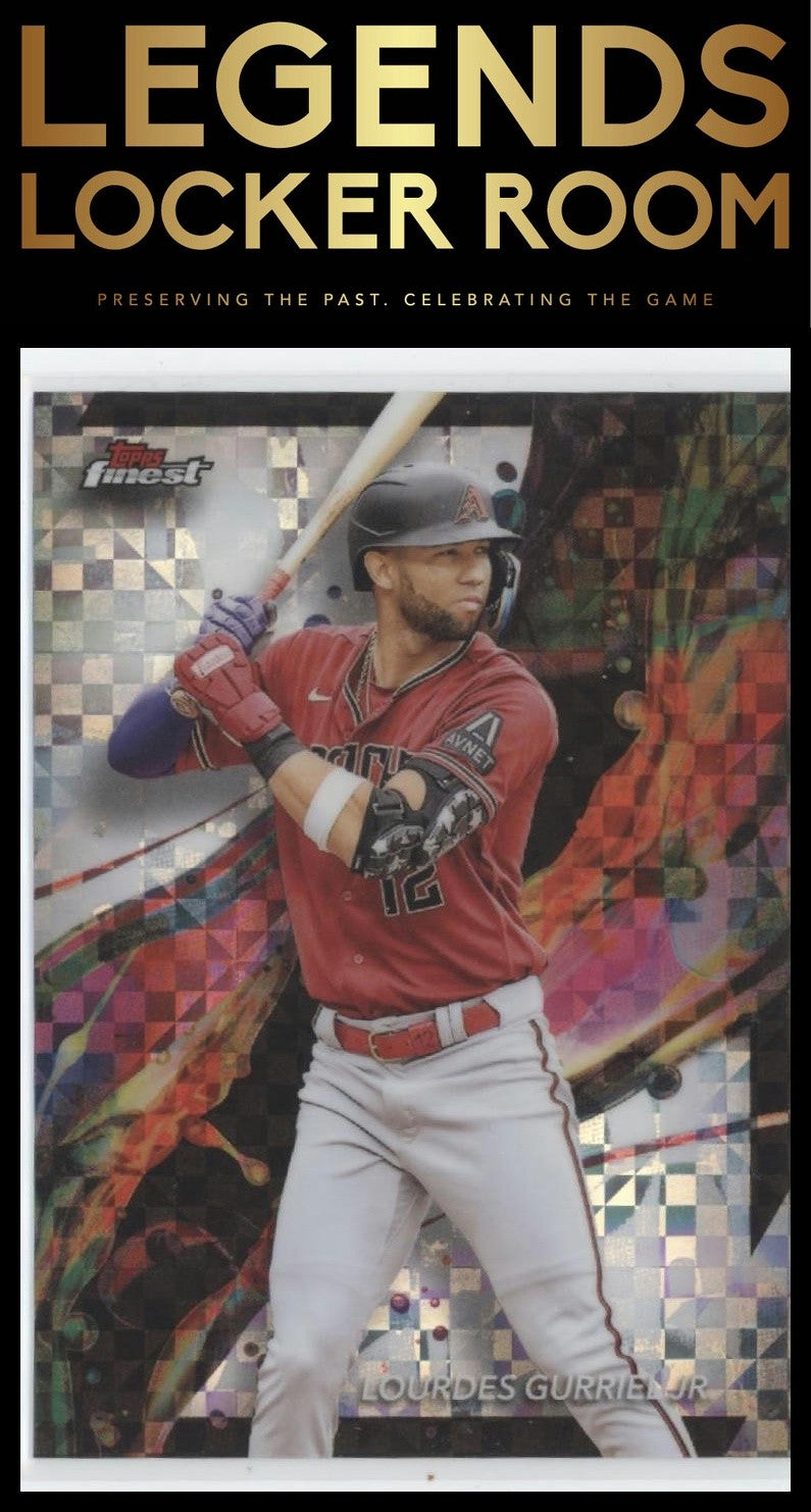 2024 Finest #37 Lourdes Gurriel Jr. Checkerboard Refractor