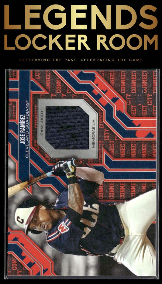 2025 Topps #CC2-JM José Ramírez City Connect Swatch Relics (Series Two)