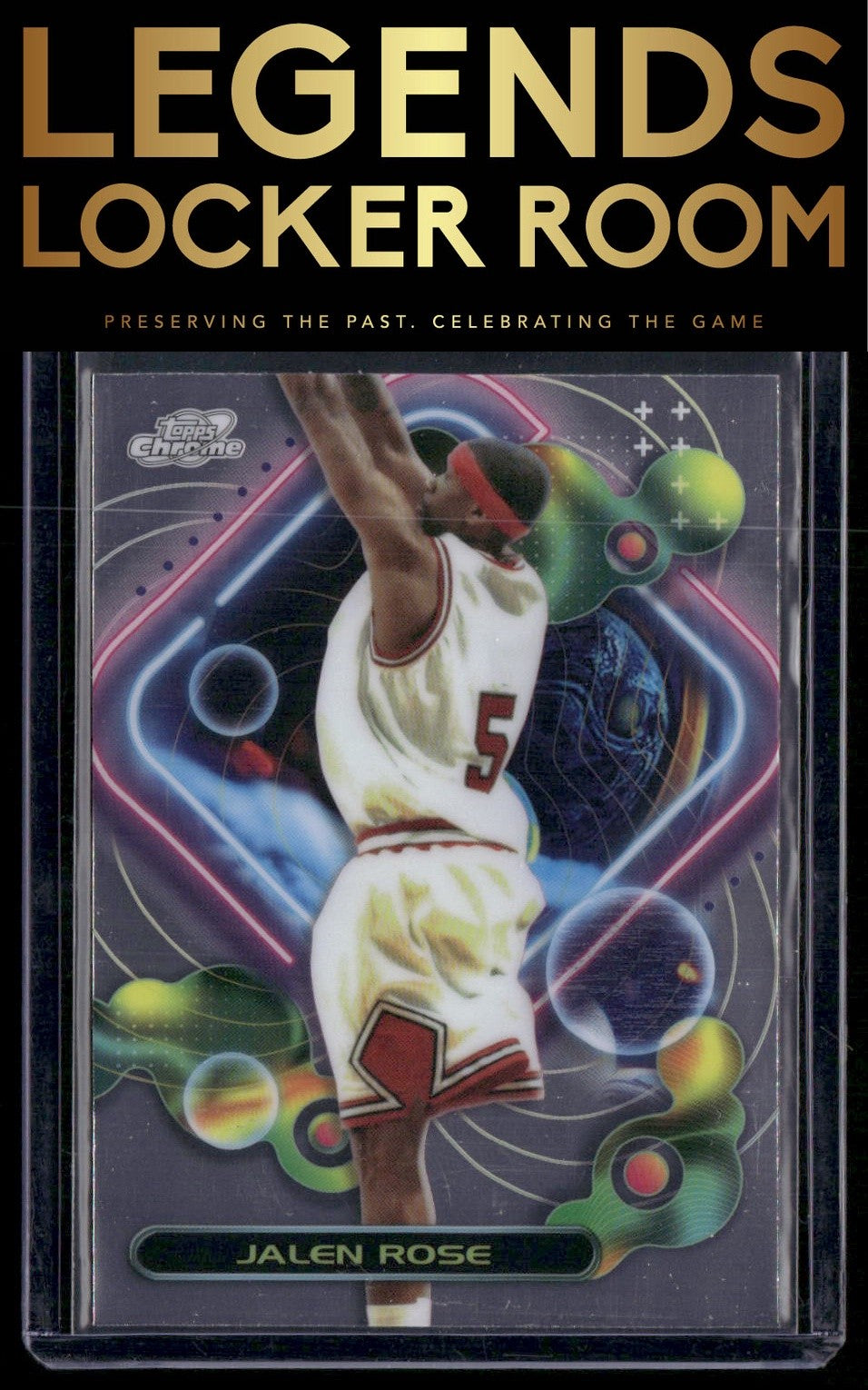 2023-24 Topps Chrome Cosmic #142 Jalen Rose