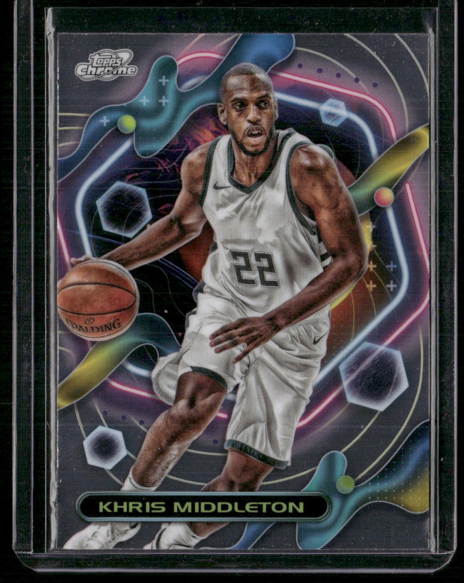 2023-24 Topps Chrome Cosmic #72 Khris Middleton