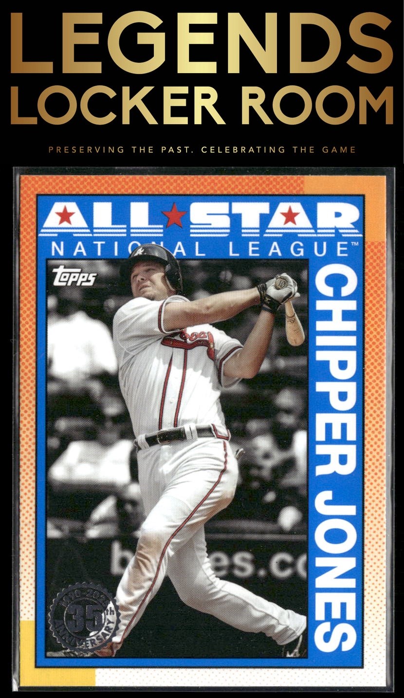 2025 Topps Chipper Jones 1990 Topps Baseball 35th Anniversary All-Stars