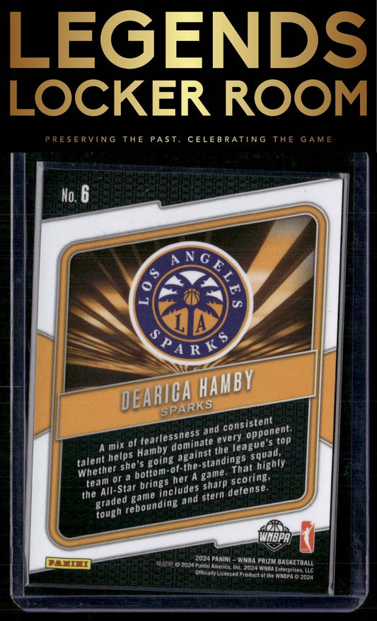 2024 Panini Prizm WNBA #6 Dearica Hamby Fearless