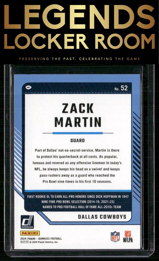 2024 Donruss #52 Zack Martin
