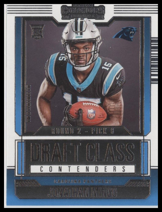 2023 Panini Contenders #15 Jonathan Mingo Draft Class Contenders