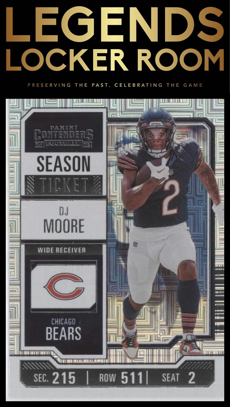 2023 Panini Contenders #18 DJ Moore