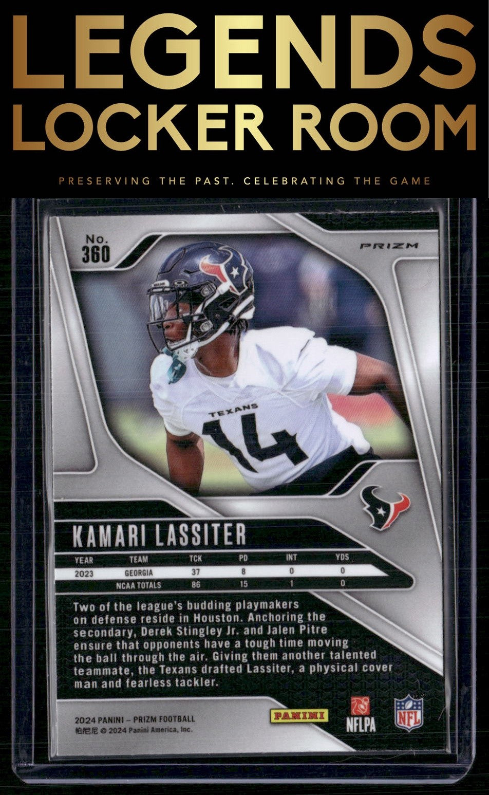 2024 Panini Prizm #360 Kamari Lassiter Silver