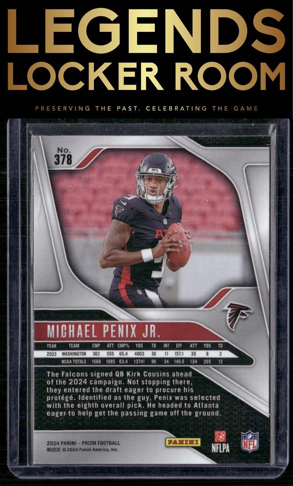 2024 Panini Prizm #378 Michael Penix Jr.