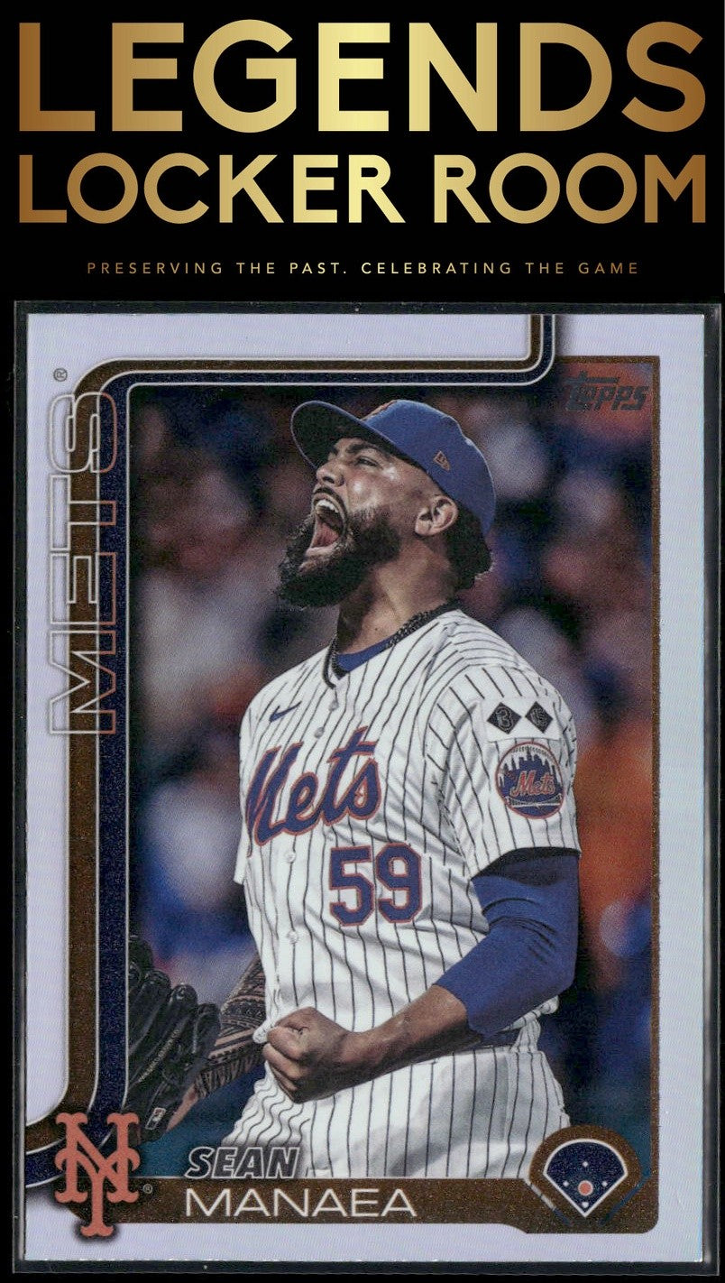 2025 Topps #354 Sean Manaea Rainbow Foil