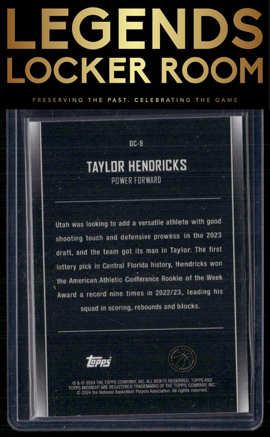 2023-24 Topps Midnight #DC-9 Taylor Hendricks Dream Chasers