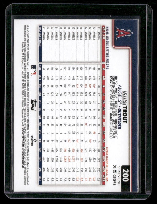 2025 Topps #200 Mike Trout