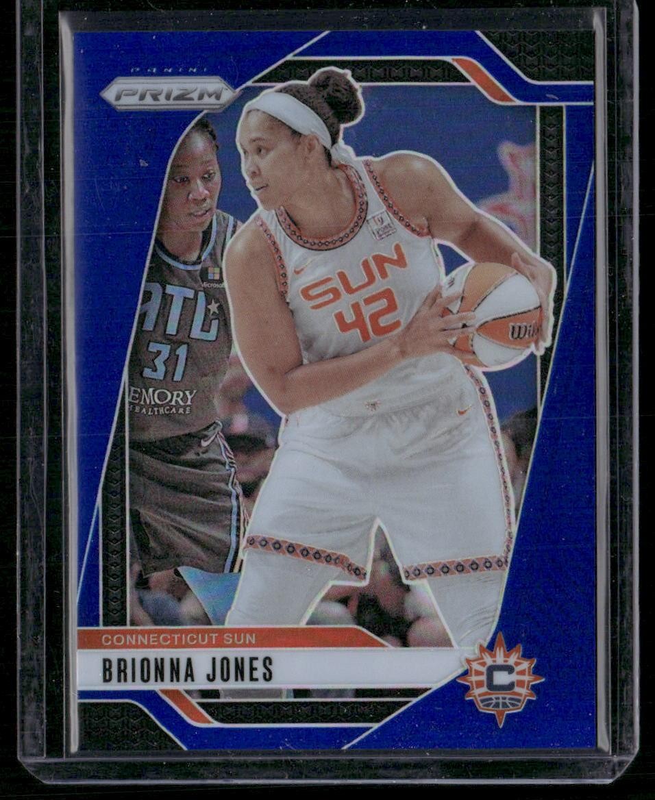 2024 Panini Prizm WNBA #27 Brionna Jones Blue Prizms #/199