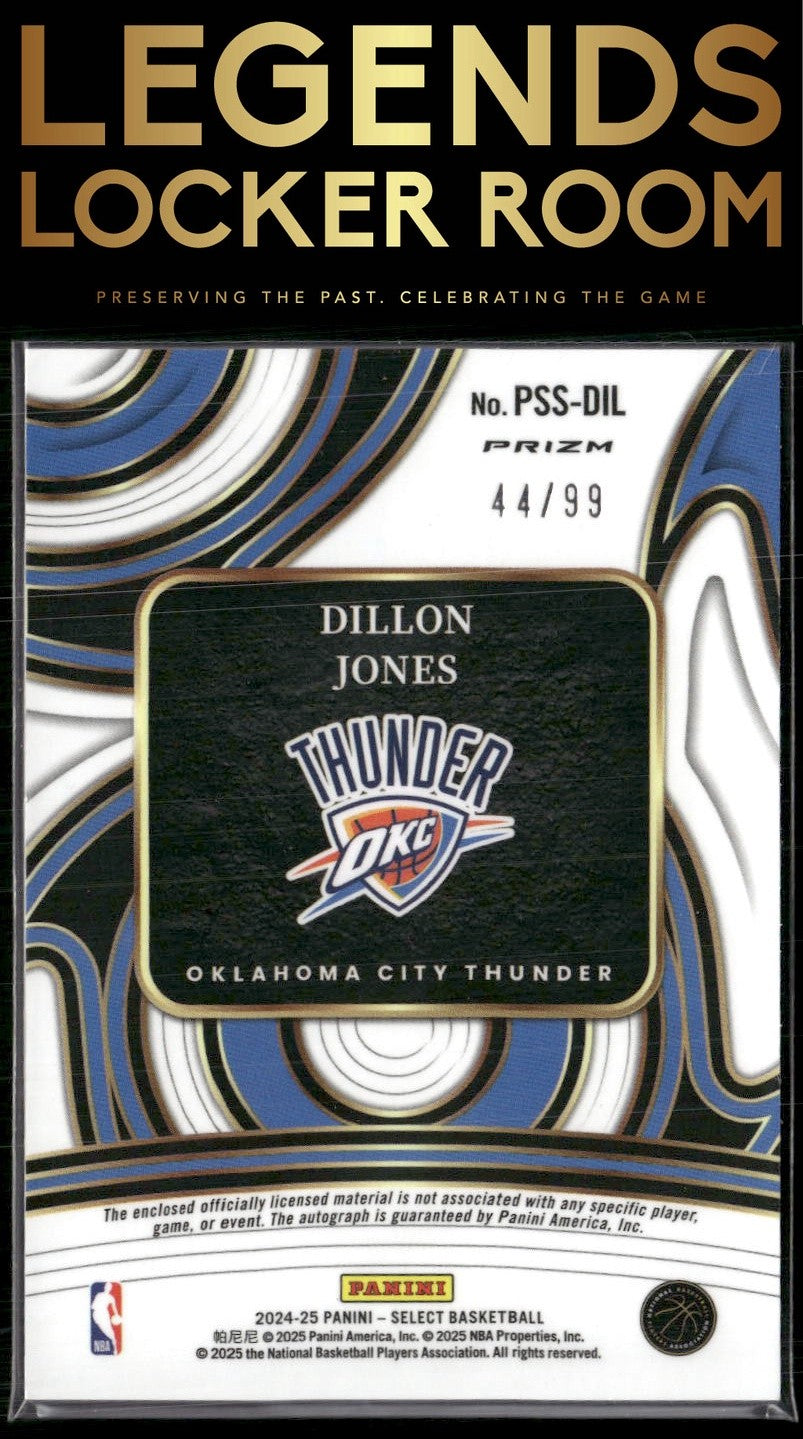 2024-25 Panini Select #pss-dil Dillon Jones Prime Selections /99