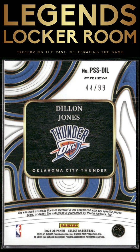 2024-25 Panini Select #pss-dil Dillon Jones Prime Selections /99