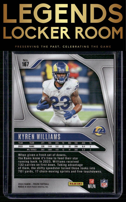2024 Panini Prizm #167 Kyren Williams