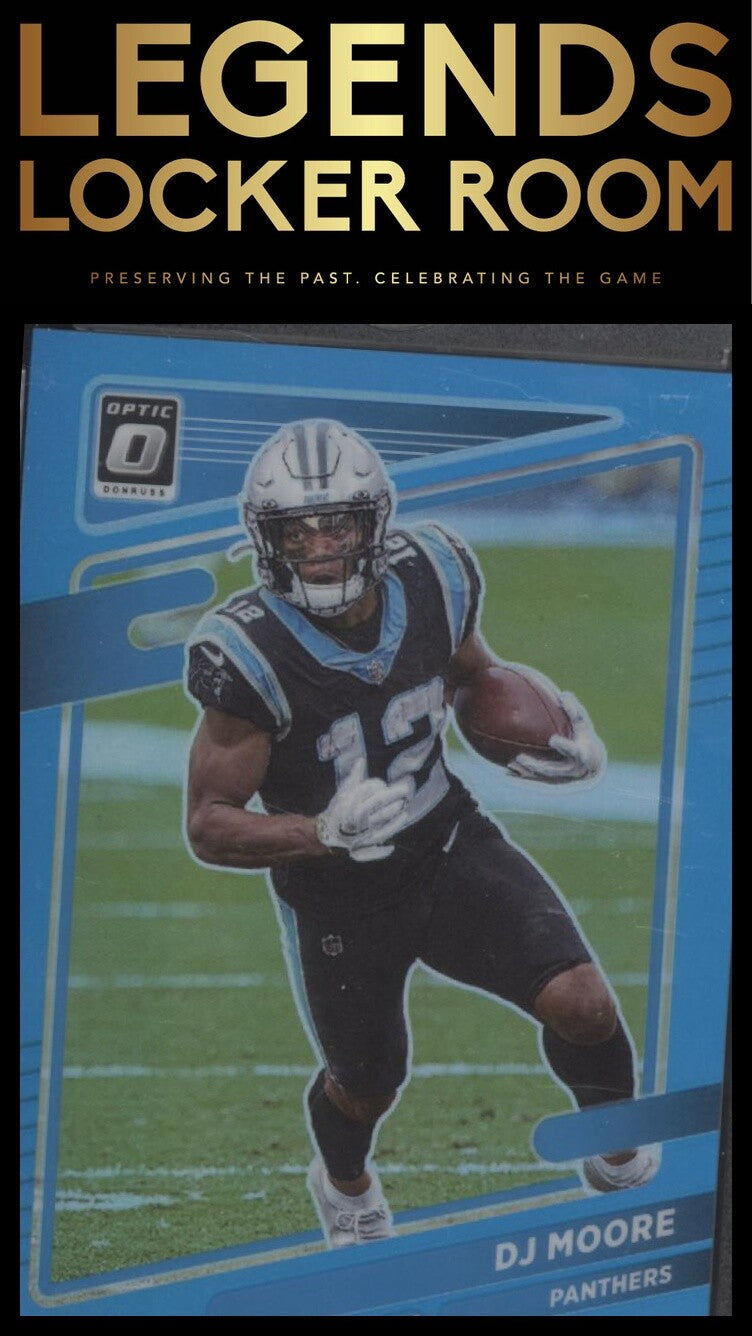 2021 Donruss Optic #157 DJ Moore Aqua #/299