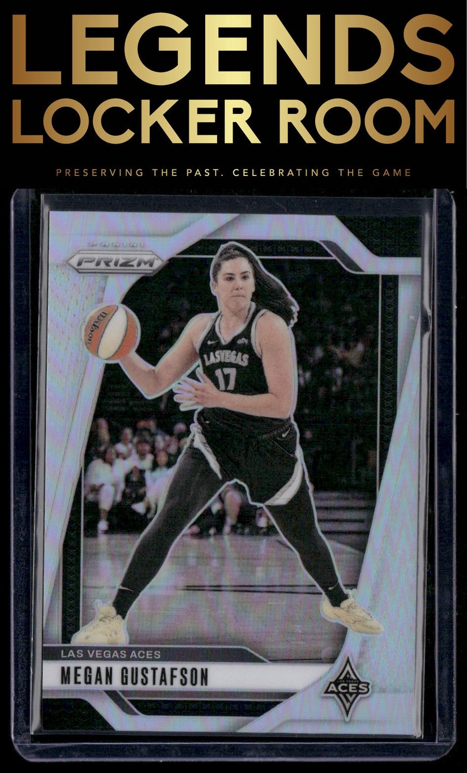 2024 Panini Prizm WNBA #78 Megan Gustafson Silver Prizms