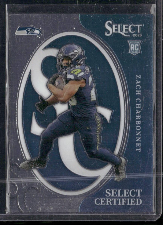 2023 Panini Select #CRO-ACH Zach Charbonnet Select Certified Rookies