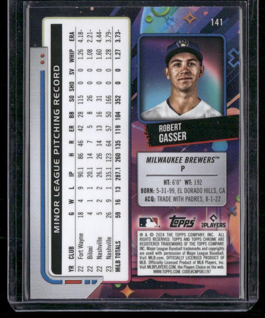 2024 Topps Chrome Cosmic #141 Robert Gasser